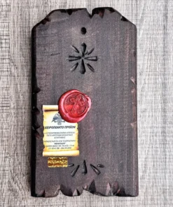 Χειροποίητη βυζαντινή εικόνα Αρχάγγελος Μιχαήλ