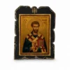 Χειροποίητη Εικόνα Άγιος Ελευθέριος – Τεχνητή Παλαίωση σε Καμβά Υψηλής Ποιότητας
