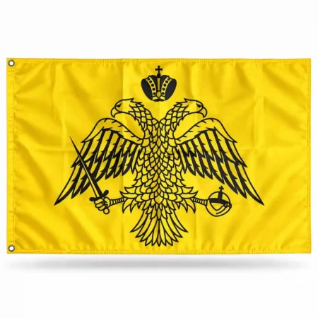 Βυζαντινή Σημαία Δικέφαλος Αετός 150x90cm – Ανθεκτική Υφασμάτινη